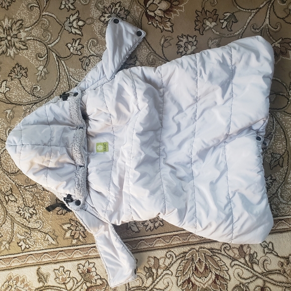 Lille Baby Warming Cover Gray fleece lined - Picture 3 of 5